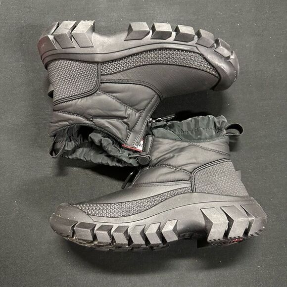 Hunter Black Intrepid Ankle Zip Snow Boots 6 - Picture 5 of 8